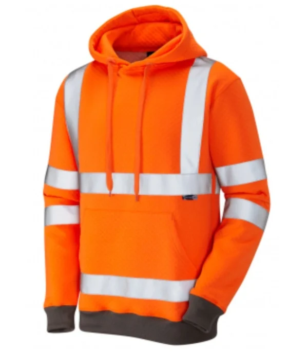 Leo Goodleigh ISO 20471 Class 3 Hooded Sweatshirt